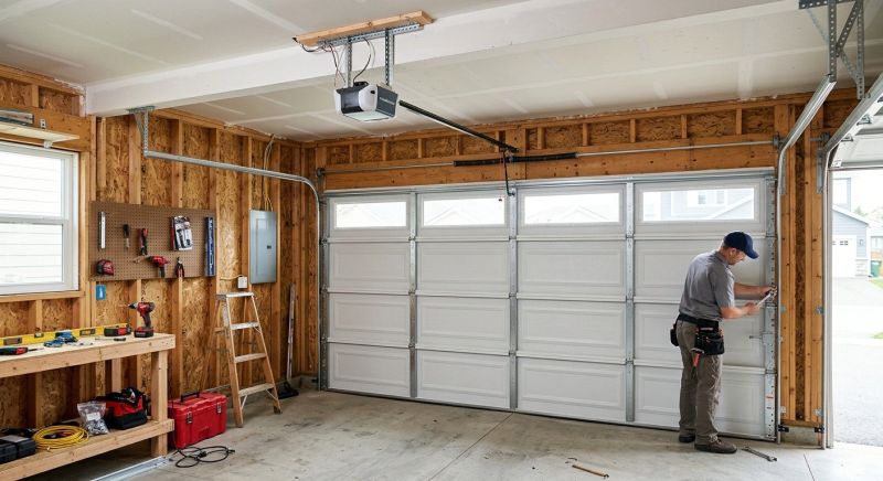 Four Car Garage Installation in Katy, TX