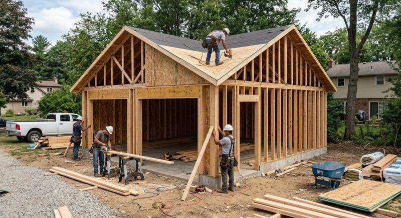 Wood Garage Installation in Bonita Springs, FL